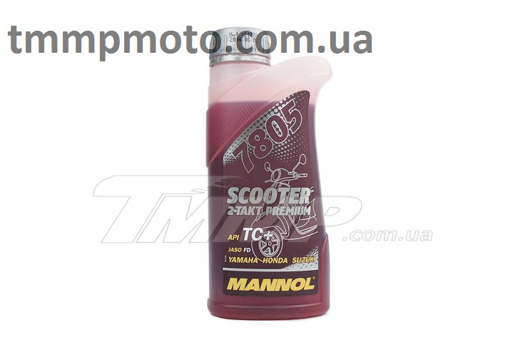 Масло 2T  MANNOL  0,5л  7805 Scooter Premium API TC+