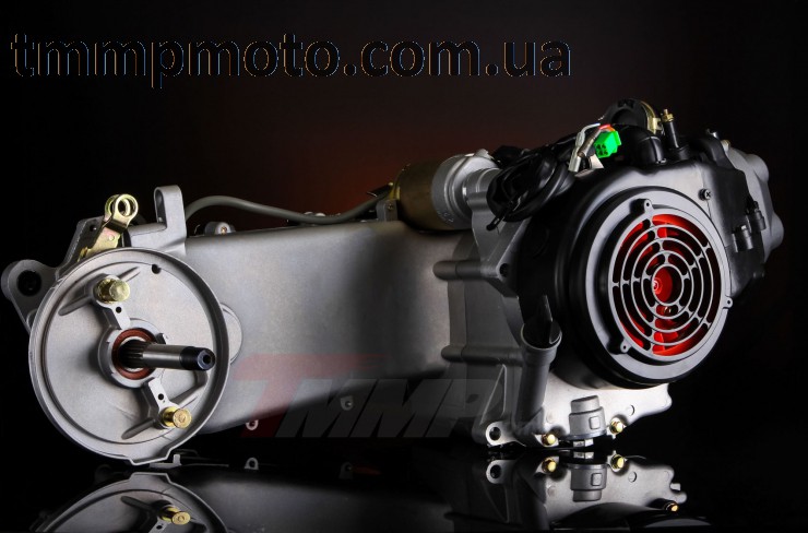 Двигатель в сборе 150cc 157QMJ (13" колесо) под два амортизатора