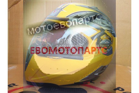 Шлем-интеграл BLD желтый