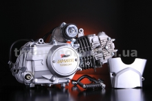 Двигатель Актив 125сс алюминиевый цилиндр полуавтомат  NEW ТММР