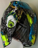 Шлем кроссовый NENKI  MX-310 жёлто-синий