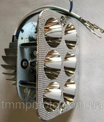 Вставка в фару LED мини квадратная DELTA/АЛЬФА 10q415 фото