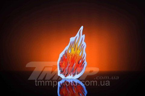 Наклейка "ПЛАМЯ" (красное) 16&times;9 см (пара) Артикул: I-1029 Описание: Наклейка "ПЛАМЯ" (красное) 16&times;9 см (пара 10qw7 фото