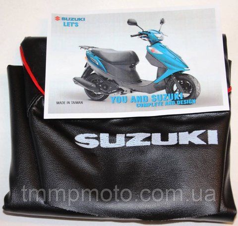 Чехол сиденья SUZUKI Lets TAIWAN с надписью SUZUKI 2rrt511 фото