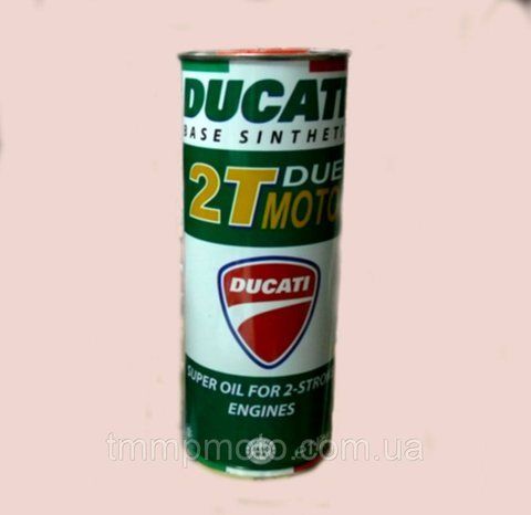 Масло DUCATI 2T DUE MOTO (синт)1л про-во Италия 8383838 фото