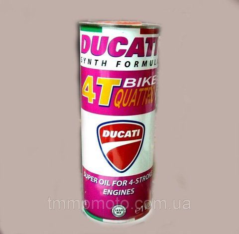 Масло DUCATI 4T QUATTRO BIKE (синт) 10W-50 1л про-во Италия 8383283 фото