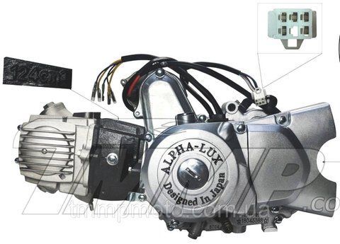 Двигатель 125куб механика Alfa Lux 10s3 фото