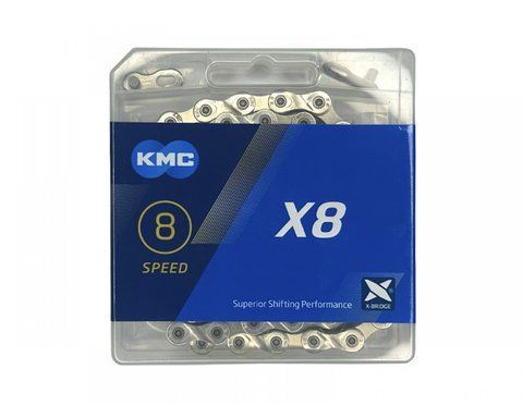 Ланцюг 1/2"x3/32" 116 зв Х8 Silver/Silver (Taiwan) KMC mep261207 фото