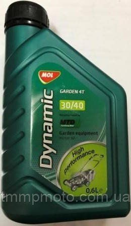 Масло Dynamic Garden 4т 30W40 газонокосилка 0,6 л 822828 фото