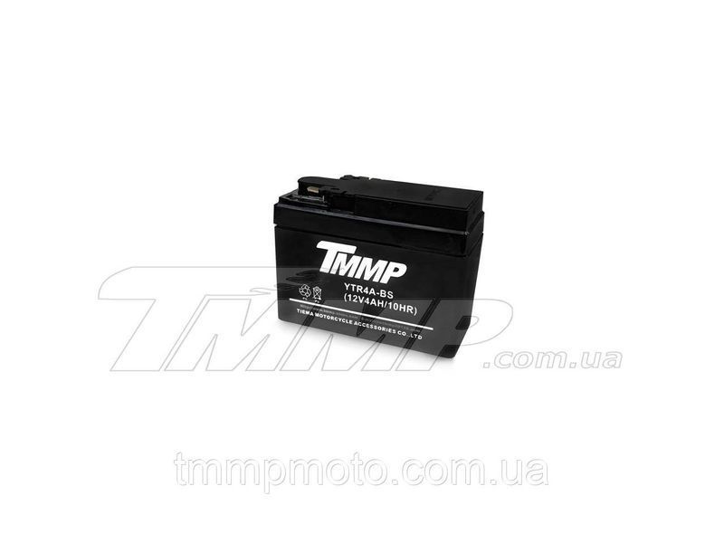 Аккумулятор 12v4a.h. YAMAHA JOG (таблетка, широкая) TMMP 171357935 фото