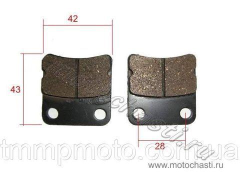 Колодки тормозные дисковые HONDA DIO ТММР 2rrt104 фото