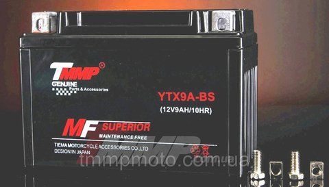 Аккумулятор 12v9a.h. MF пастовый TMMP 10qw1 фото