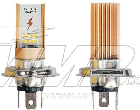 Лампа светодиодная фары LED H4 (DC 12-85V, 1800 lm, 12/18W) TMMP 793269600 фото