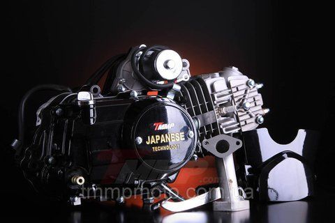 Двигатель 125куб Альфа ТММР Racing-125сс 54мм алюминиевый цилиндр механика чёрный 10q40 фото