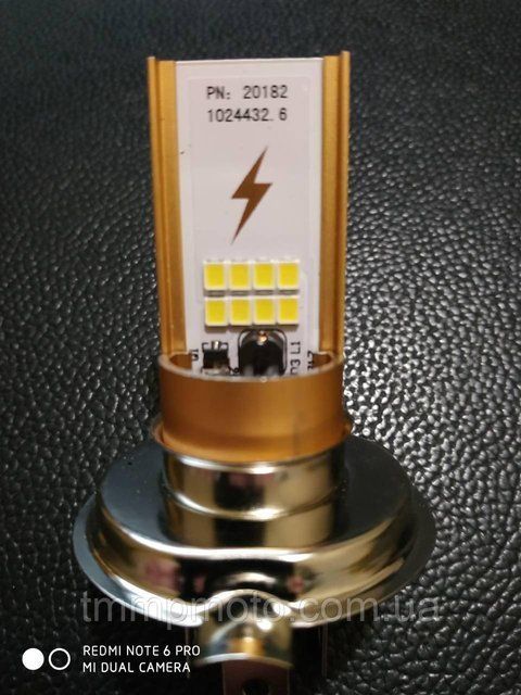 Лампа фары светодиодная LED H4 (DC 12-85V, 1800 lm, 12/18W) 816628142 фото