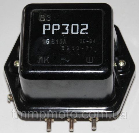 Реле-регулятор Урал/Днепр РР 302 6V (3 контакта) 10qw404 фото