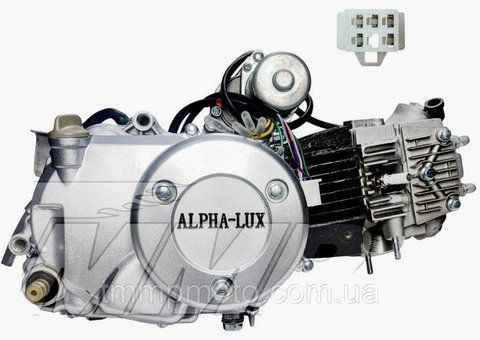 Двигатель 125куб Актив полуавтомат Alfa Lux 10s3 фото