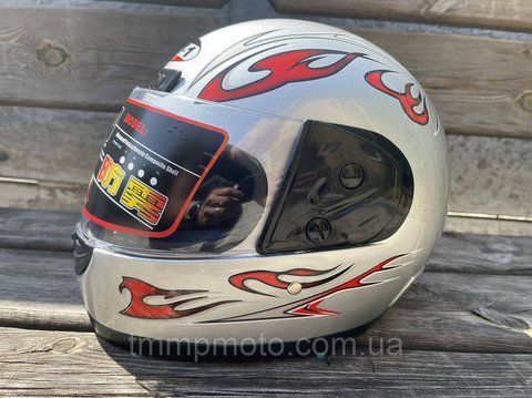 Шлем с бородой серый с воротником HELMETS 1626780952 фото