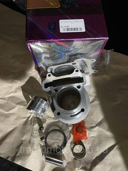 Цилиндр в сборе ( поршневая)YABEN-80 см3 d=47mm с сальниками 11ке16 фото