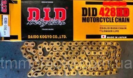 Цепь 428H-104L gold D.I.D. качество 1294605811 фото