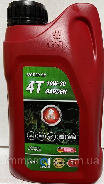Масло GNL 4т 10W-30 GARDEN (ящ - 12 шт.) для ГЕНЕРАТОРА МОТОБЛОКА ГАЗАНОКОСИЛОК 727272 фото