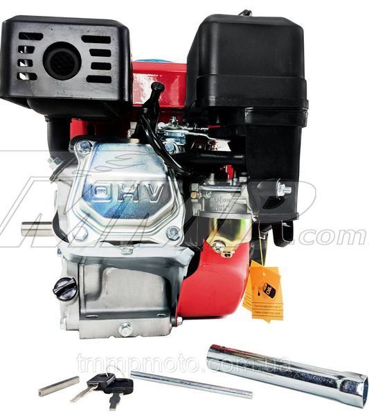 Двигун 170F d = 20 mm під шпону зі стартером (7,5 HP, датчик оливи, паперовий фільтр) 585426562 фото