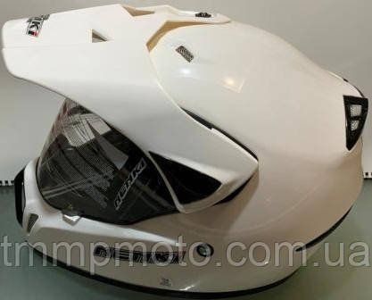 Шлем кроссовый NENKI MX-310 белый 1358212249 фото