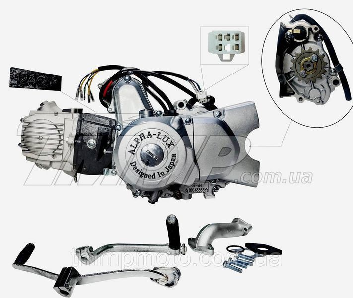 Двигатель Delta / Alfa 110cc 52.4мм Alpha Lux 10q48 фото