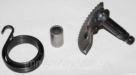 Сектор кикстартера Yamaha Jog 50cc в сборе (втулка, пружина) 2rrt396 фото