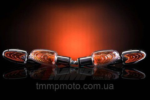 Повороты лодочка белые с оранжевой лампой 10qw262 фото