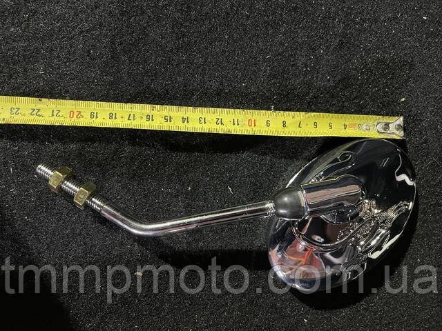 Зеркала Дельта Альфа M=10mm хром овал мини Зеркала Дельта Альфа M=10mm хром овал мини
